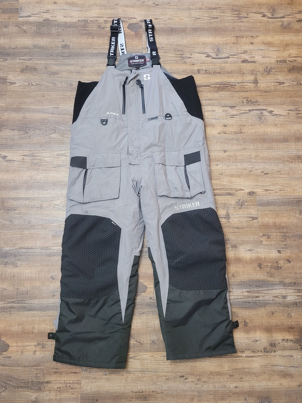 Gray Men's Insulated Bib Overalls